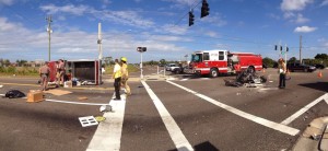 Crash on 301 & Tallevast, Sarasota, FL