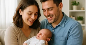 Afterborn child and parents in Florida home