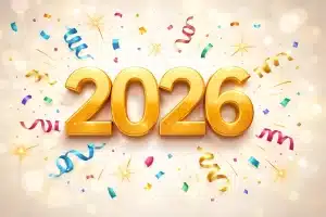 Happy New Year 2026 graphic for estate planning updates