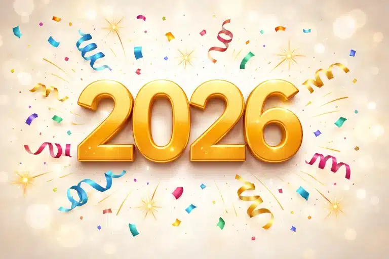 Happy New Year 2026 graphic for estate planning updates